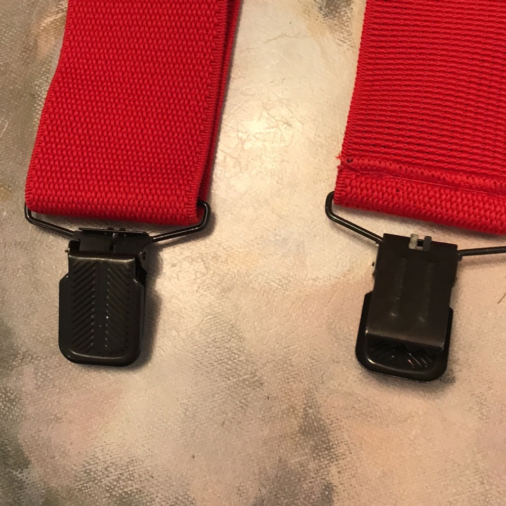 Red Stretchable Suspenders - image 2